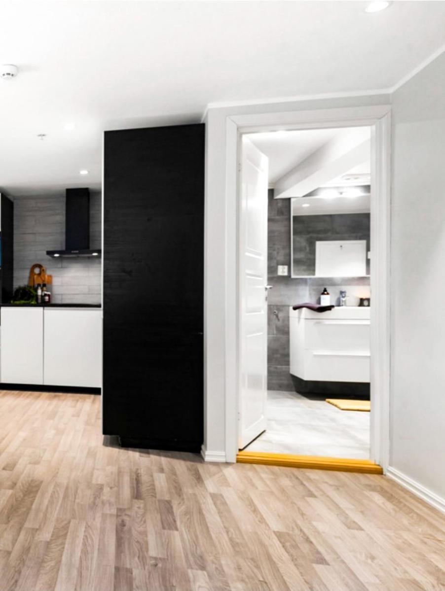 Modern Big 2 Bedroom Apartment Near Solsiden Trondheim Exteriör bild